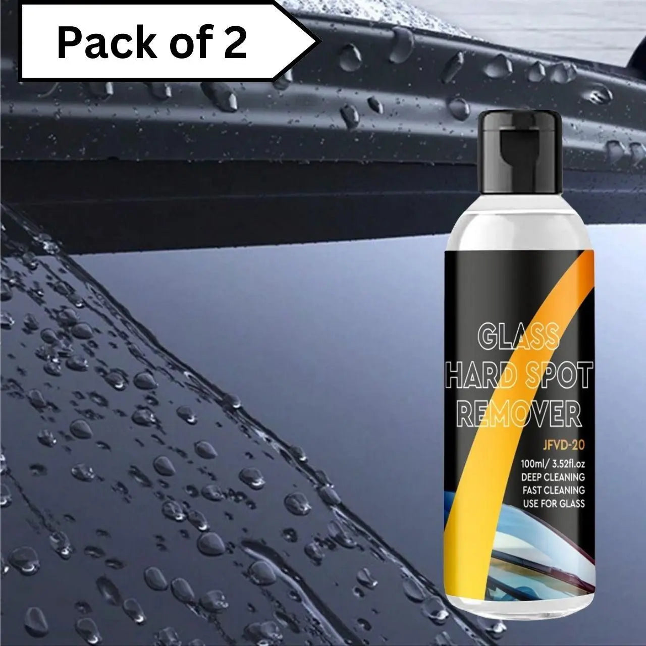 Car Glass Oil Film Cleaner (Pack of 2) bae740-fe