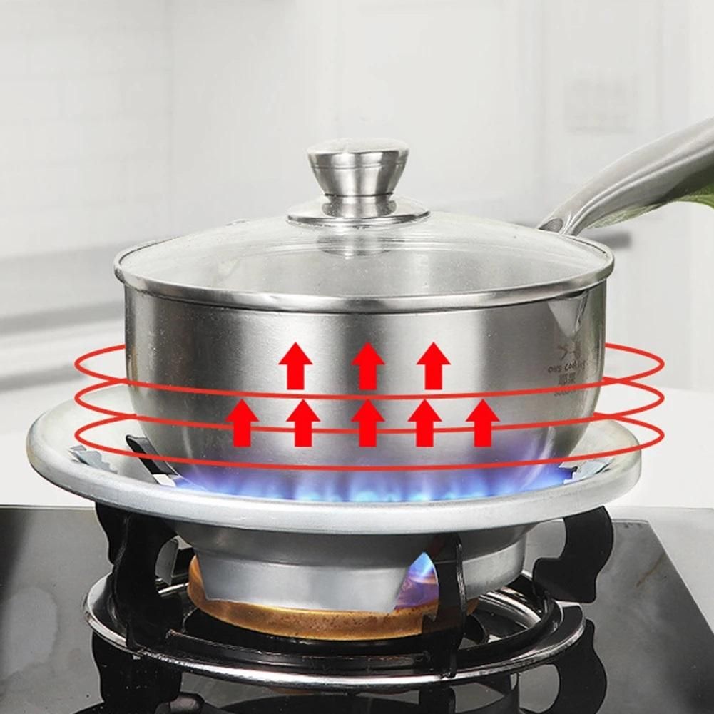 Gas Stove Cover Disk-Windshield Bracket Gas Stove Energy Saving Cover Disk Fire Reflection Windproof Stand(Pack of 2) bae740-fe