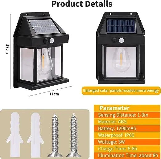 Solar Light Outdoor Wall Light bae740-fe