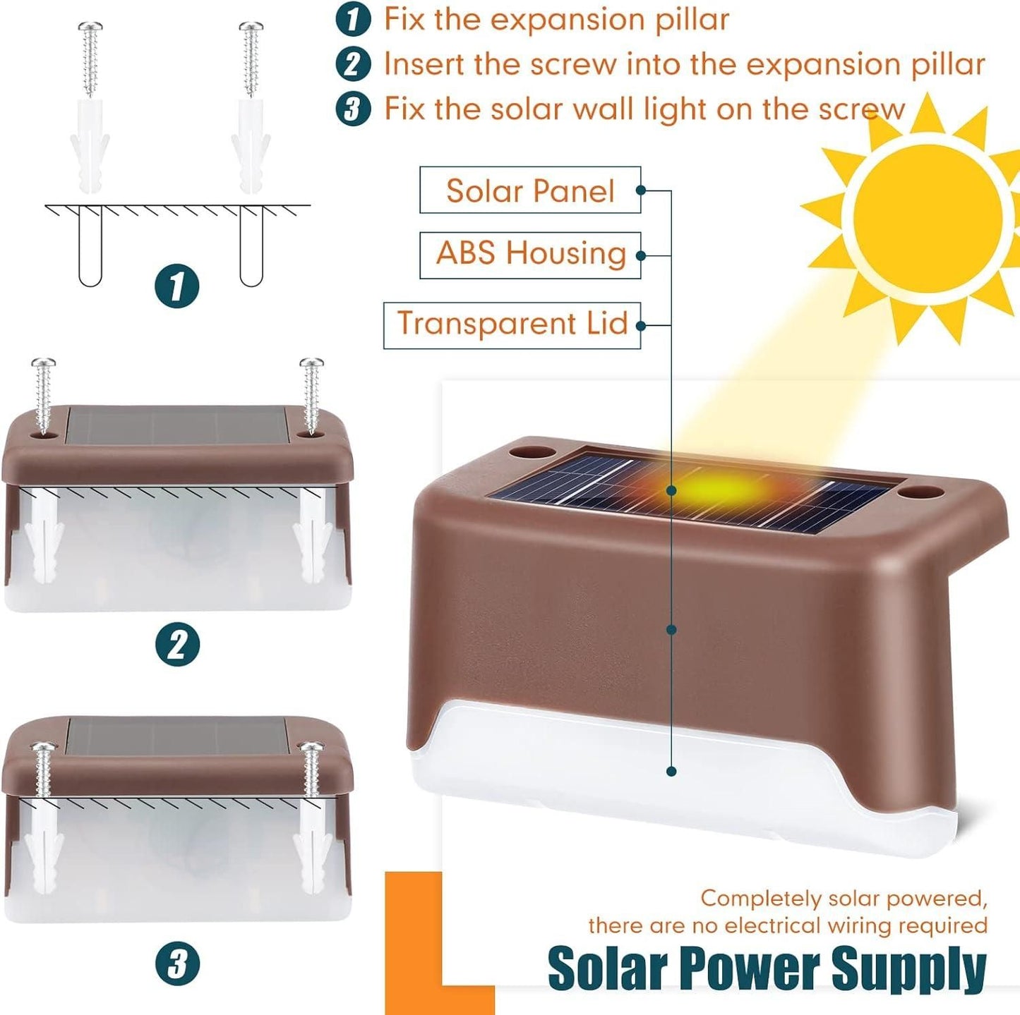 Solar Deck Lights Outdoor bae740-fe