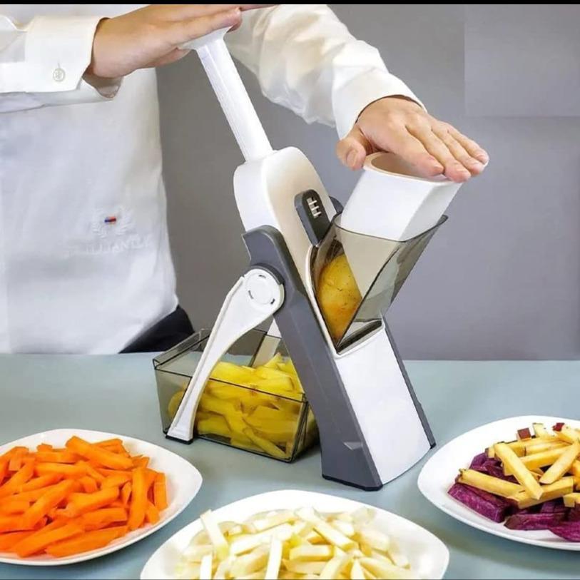 Slicer for Vegetables, Meal Prep with Thickness, Size Adjustment bae740-fe