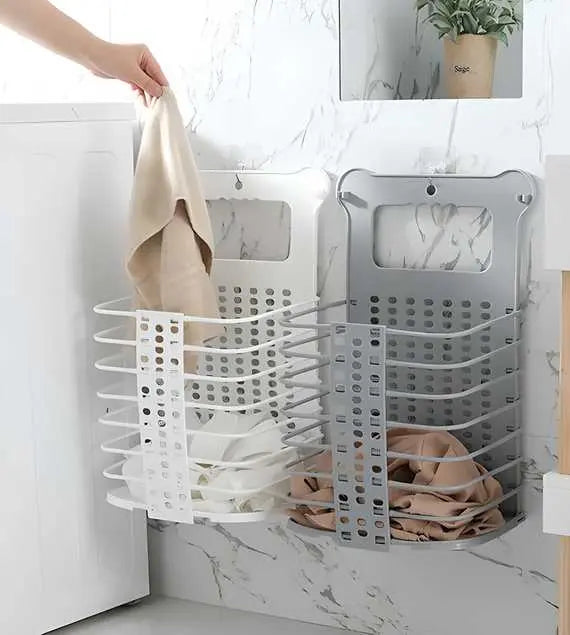 Plastic Multipurpose Hanging Laundry Basket bae740-fe